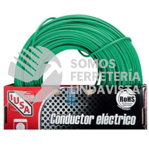 IUATHW10V ALAMBRE THW COLORES 10 (IUSA) VERDE I U S A