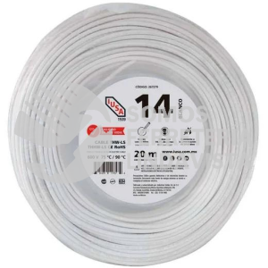 IUATHW14B ALAMBRE THW COLORES 14 BLANCO IUSA