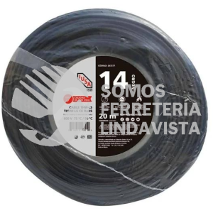 IUATHW14N ALAMBRE THW COLORES 14 (IUSA) NEGRO I U S A