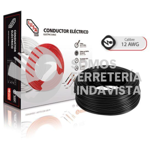 IUCTHWCLCJN12 CABLE THW COLORES 12 (IUSA) NEGRO CAJA I U S A