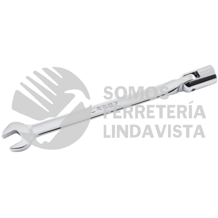 1270-14M LLAVE COMBINADA FLEXIBLE PULIDO ESPEJO METRICA, 12 PUNTAS, 14 MM URREA