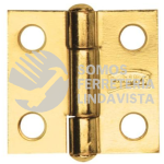 115EL BISAGRA RECTANGULAR 38X37MM 1-1/2" X 1-7/16" LATON POR PIEZA PHILLIPS