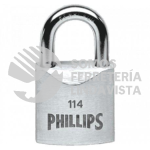 114GL CANDADO METALICO GANCHO LARGO 50MM-2" PHILLIPS