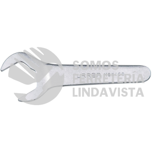 U3565M LLAVE DE SERVICIO SATINADA METRICA, 65 MM URREA