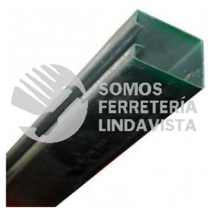 RIZI2-1/2 RIEL GALVANIZADO ZINTRO 2-1/2"X2" CAL1/8 (6MM) 6MTS NACIONAL