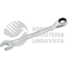 1212CMR LLAVE COMBINADA PULIDO ESPEJO DE MATRACA SPLINE REVERSIBLE EN PULGADAS, 3/8" URREA