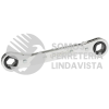 1185M LLAVE DE ESTRIAS PULIDO ESPEJO ACODADA DE MATRACA METRICA, 12 PUNTAS, 15 X 17 MM URREA