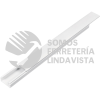 46284 CAN-1020A CANALETA DE 1 VIA 10 X 20 MM CON ADHESIVO VOLTECK