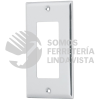 46421 PXSE-CL PLACA 1 VENTANA DE ACERO INOXIDABLE LINEA CLASSIC VOLTECK