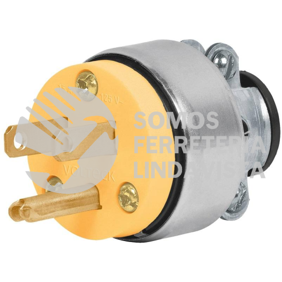 46202 CLI-A CLAVIJA INDUSTRIAL BLINDADA ATERRIZADA 2 POLOS+TIERRA VOLTECK