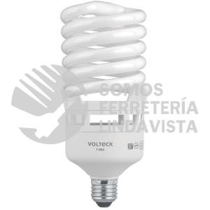 46829 F-55E4 LAMPARA ESPIRAL T4 55 W ALTA POTENCIA LUZ DE DIA CAJA VOLTECK