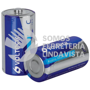46317 AL-C BLISTER CON 2 PILAS ALCALINAS TAMAÑO C VOLTECK