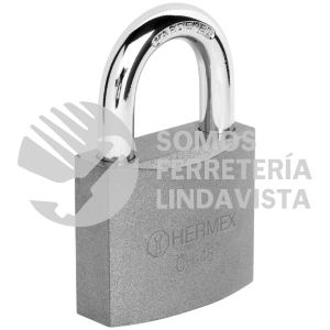 43316 CH-45 CANDADO DE HIERRO 45 MM GANCHO CORTO EN CAJA HERMEX