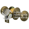43454 CEPO-22E CERRADURA TIPO OVAL PARA ENTRADA LATON ANTIGUO HERMEX