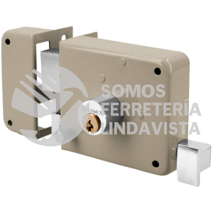 43582 CS-70IB CERRADURA SOBREPONER IZQ CLASICA LLAVE TRADICIONAL BLISTER HERMEX