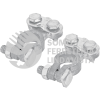 23041 TEBA-2 BLISTER 2 TERMINALES PLOMO POSTE SUPERIOR P/BATERIA PRETUL