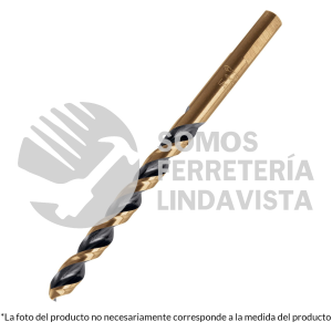 11134 BAV-1/4 BROCA DE ACERO ALTA VELOCIDAD ZANCO RECTO 1/4" TRUPER
