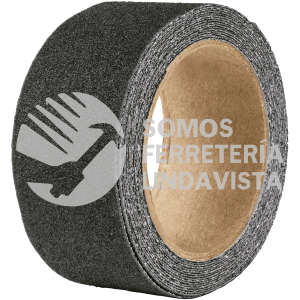 12532 CIA-25N ROLLO DE 5 M DE CINTA ANTIDERRAPANTE NEGRA 50MM CON ABRASIVO TRUPER