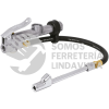 19028 INFCA INFLADOR CALIBRADOR DE CABEZA DOBLE PROFESIONAL 1/4 NPT TRUPER