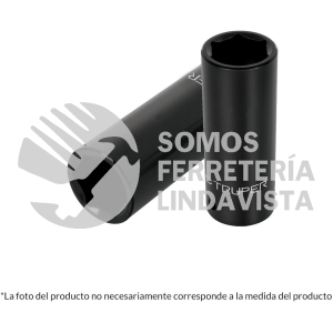13388 D-7316-HL DADO LARGO IMPACTO DE 1/2" 6 PUNTAS CUADRO 1/2" TRUPER