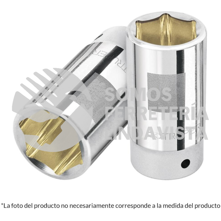 13886 D-3438-HL DADO LARGO DE 1-3/16" 6 PUNTAS CUADRO 3/4" TRUPER ...