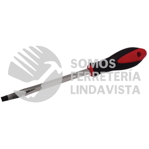 8804 DESTORNILLADOR CON MANGO BIMATERIAL, PUNTA PLANA BARRA CUADRADA 1/4" X 4" URREA