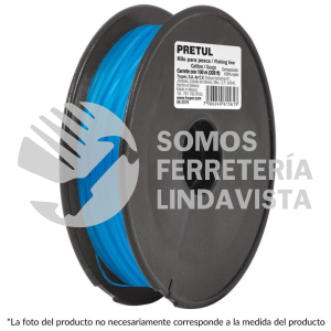 27066 HIPE-90 CARRETE CON 100 M DE HILO PARA PESCA AZUL CALIBRE 0.90 MM PRETUL