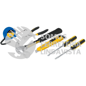 22972 JGO-CAS6 JUEGO DE 6 HERRAMIENTAS CASERAS PRETUL
