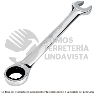 15746 LL-2014MX LLAVE COMBINADA CON MATRACA 14 MM X 186 MM LARGO TRUPER
