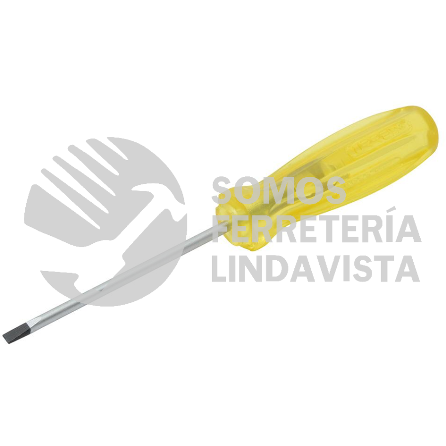 9627 DESTORNILLADOR CON MANGO AMBAR, PUNTA CABINET BARRA REDONDA 1/8" X 8" URREA