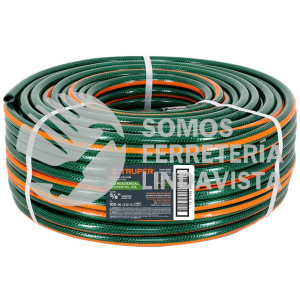 19858 MAN-5/8R METRO DE MANGUERA 5/8" 3 CAPAS EN ROLLO DE 100 M TRUPER