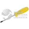 9686 DESTORNILLADOR CON MANGO AMBAR, PUNTA PHILLIPS BARRA REDONDA #3 X 6" URREA