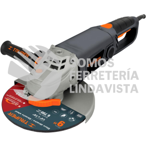 12482 ESMA-9N3 ESMERILADORA ANGULAR 9" 2100 W INDUSTRIAL TRUPER