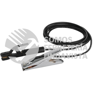 24349 CAB-300P JUEGO DE 2 CABLES CON PINZAS DE TIERRA PARA SOLDAR PRETUL