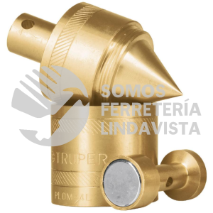 17069 PLOM-4L PLOMADA DE LATON 24 OZ CON CENTRO Y GUIA MAGNETICA TRUPER