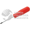 9680R DESTORNILLADOR CON MANGO ROJO, PUNTA PHILLIPS BARRA REDONDA #0 X 2-1/2" URREA