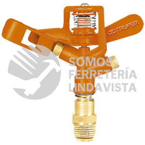 10324 DOS ASPERSOR METALICO DOBLE CHORRO CABEZA SOLA TRUPER