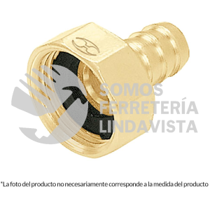 12288 CF-5/8B CONECTOR 5/8" HEMBRA DE LATON SOLIDO PARA MANGUERA TRUPER