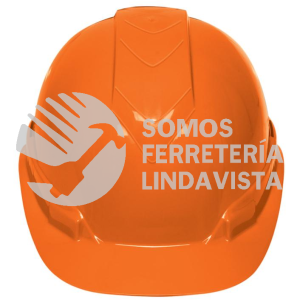 14292 CAS-N CASCO DE SEGURIDAD AJUSTE DE MATRACA NARANJA TRUPER