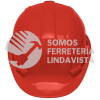 25044 CAS-RP CASCO DE SEGURIDAD AJUSTE DE INTERVALOS ROJO PRETUL