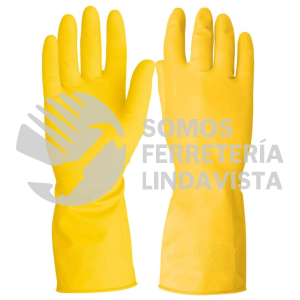23260 GU-342 GUANTES DE LATEX PARA LIMPIEZA MEDIANOS PRETUL