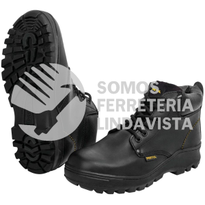 25990 ZC-025N ZAPATO INDUSTRIAL NEGRO #25 CON CASQUILLO DE ACERO PRETUL