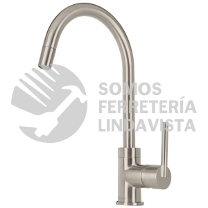 49920 ELF-82N MONOMANDO SATIN NARIZ RETRACTIL PARA FREGADERO ELEMENT FOSET