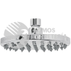 49582 R-206S REGADERA CROMO 6" PLATO REDONDO SIN BRAZO FOSET ELEMENT