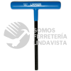 46518GP LLAVE HEXAGONAL CORTA TIPO "T" ERGONOMICA METRICA, 6 MM URREA