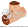49737 CC-763 TEE SENCILLA DE COBRE 1" FOSET