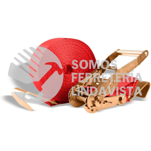TDB-90 CINTURON TENSOR PARA SUJETAR CARGA 2" 1.5 TONELADAS 9 METROS MIKELS
