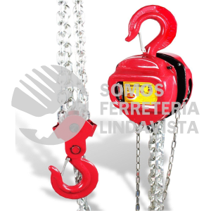 POLM-5 POLIPASTO MANUAL 5 TONELADAS CADENA 3 METROS MIKELS