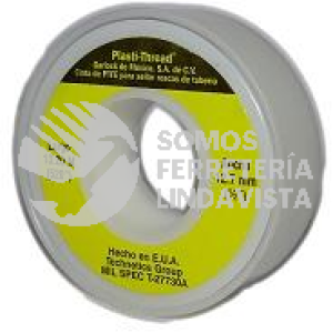 06C21PTSB110 CINTA TEFLON BLANCA PTFE 1/2" 13MM 20MTS T-27730A GARLOCK