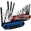 49816 JUEGO DE 16 LLAVES HEXAGONALES COMBINADAS TIPO NAVAJA URREA